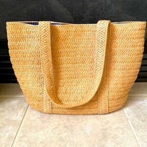 Draper James woven handbag with scarf